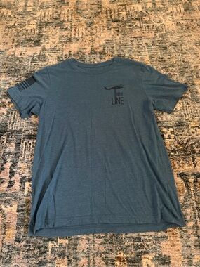 Nine Line Men's Short Sleeve Tee in Heather Blue